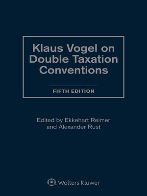 cover image of Klaus Vogel on Double Taxation Conventions